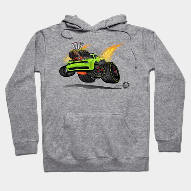 2019 Scat Pack Flames Hoodie by Goin Ape Studios